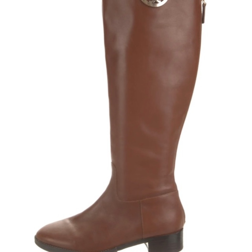 Brand new Tory Burch deep tan riding boots. Size 11.